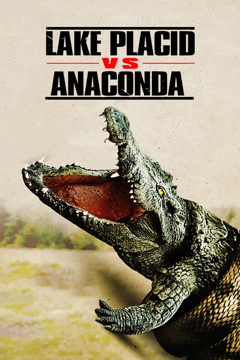 巨鳄战狂蟒